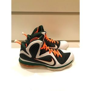NIKE LEBRON 9 "MIAMI HURRICANES"